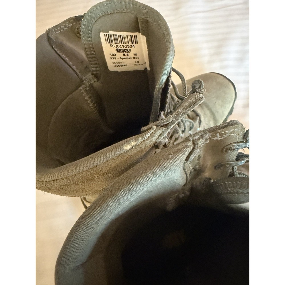 ROCKY S2V Men's Special Ops Tactical Military Boot, Size 9.5 Sage Green Preowned - Picture 8 of 10